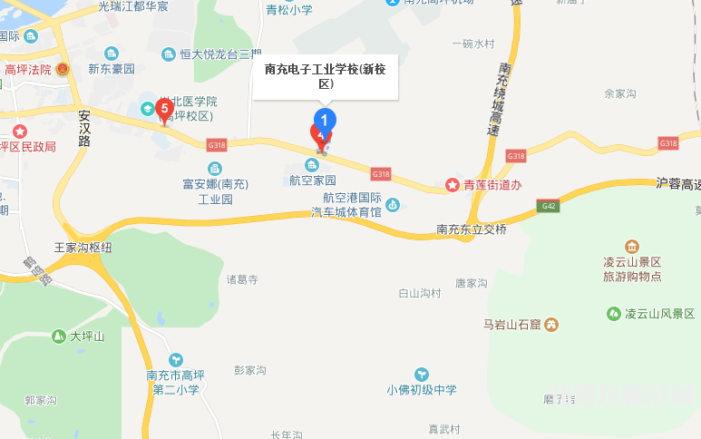 南充電子工業(yè)幼兒師范學校地址在哪里 